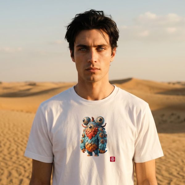 Футболки білі з героєм монстрелло (W01)